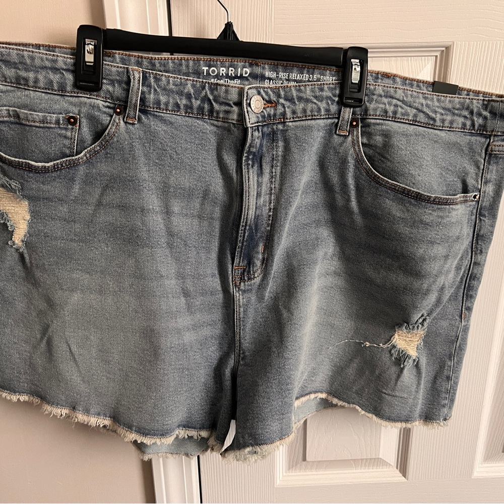 Torrid Women's Blue Denim Shorts